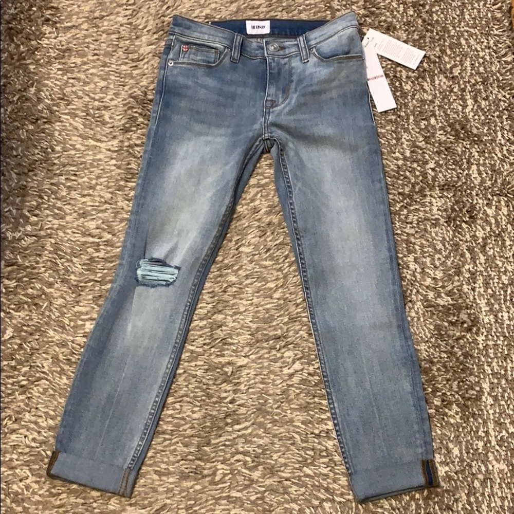 NWT Hudson Crop Harkin Super Skinny Jeans